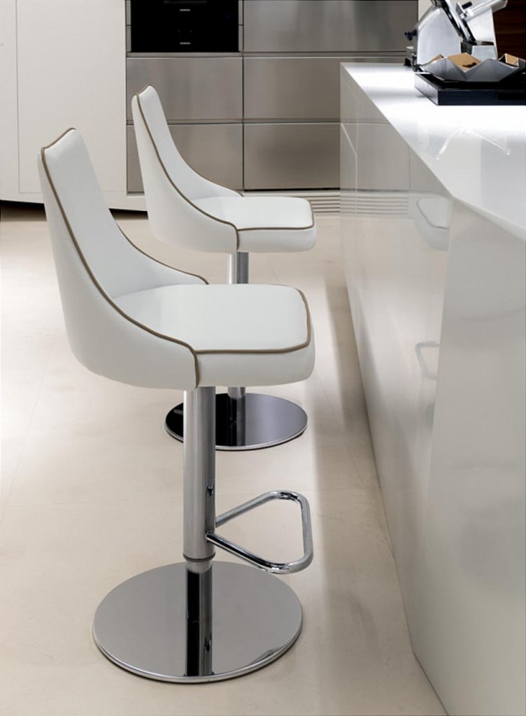 Bontempi Clara Gas Lift Bar Stool | Vale Furnishers