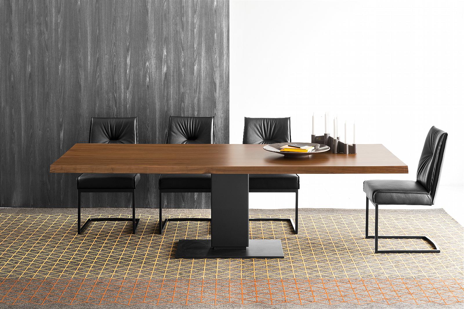 Calligaris Echo Wood Dining Table Fixed Vale Furnishers
